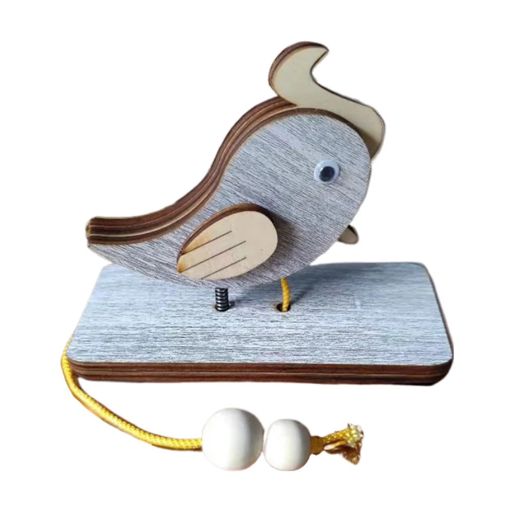 Wooden Woodpecker Door Bell