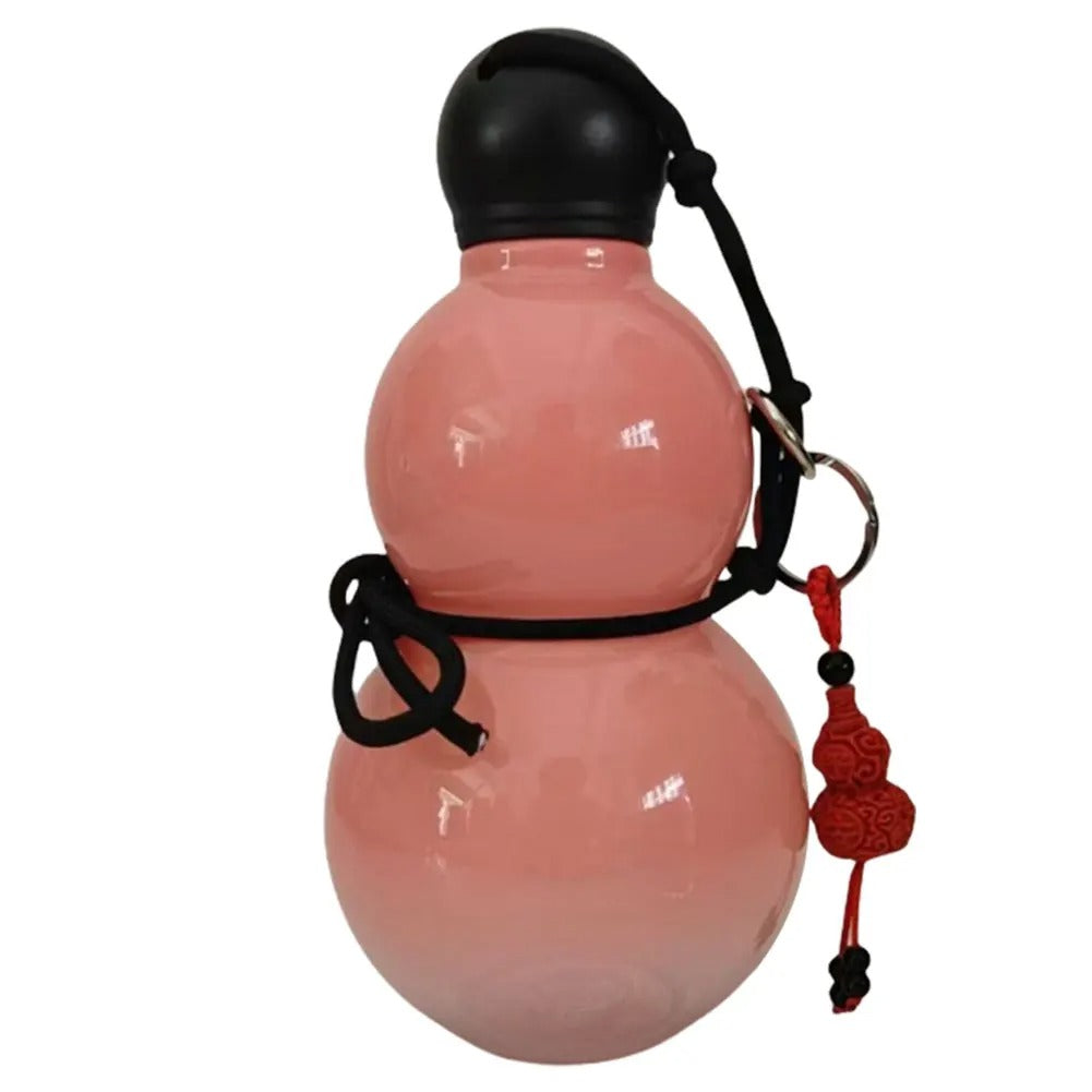 Gourd Sports Water Bottle Vintage Chinese Retro-Inspired Gourd Water Bottle