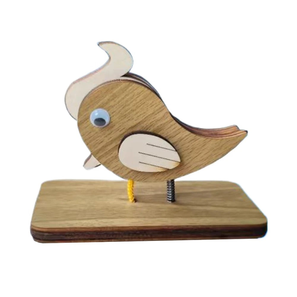 Wooden Woodpecker Door Bell